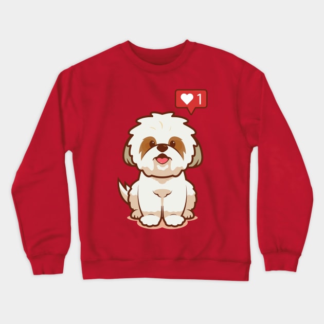 Shih Tzu Dog Crewneck Sweatshirt by DogsandCats